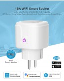 WiFi смарт контакт 16А Smart Life